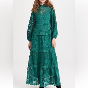Farm Rio Guipure Maxi Dress